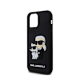 Miniatyrbillede 1 af 6: 3D Cover Karl og Choupette til iPhone 12/12 Pro Elegant Beskyttelse Karl Lagerfeld Sort Svart