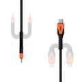 Miniatyrbillede 3 af 6: USB-C / USB-C 60W Oplade- og Overførselskabel i Kevlar Rugged 1,5m UAG Sort Orange