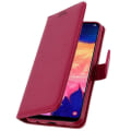 Miniatyrbillede 2 af 4: Samsung Galaxy A10 Cover - AVIZAR - Plånboksfodral - Eco-läder - Videostöd - Kortfack Rosa Rosa