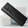 Miniatyrbillede 4 af 6: Coque til Samsung Z Fold 5 Simili Læder Eco-Leather Case Original Sort Phantom
