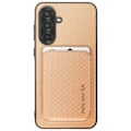 Pikkukuva 1 / 5: Samsung A36:n Magneettikorttipuhelimen suojakuori, hiilikuitu, vaaleanpunainen samppanja Rosa