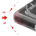 Miniatyrbild 4 av 5: Fodral till Samsung Galaxy S24 Ultra Stötsäkert, styva upphöjda kanter Forcell Transparent Transparent