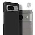 Miniatyrbillede 3 af 5: Coque til Google Pixel 8 - AVIZAR - Sort - Hårdt Polycarbonat - Anti-fingeraftryk Finish - Letvægts Design Svart