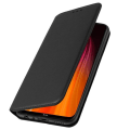 Miniatyrbillede 2 af 4: Housse - AVIZAR - Xiaomi Redmi Note 8 - Øko-læder - Støttefunktion - Sort Svart