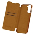 Pikkukuva 1 / 4: Galaxy S21 Plus Folio Case -korttikotelo aitoa nahkaa Qin Nillkin Ruskea Ruskea kastanj