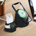 Pikkukuva 3 / 4: MagSafe Desktop Stand, Apple Watch ja AirPods 3-in-1 -telakointiasema - musta Svart