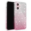 Pikkukuva 1 / 5: Suojakuori iPhone 16 Plus -puhelimelle - AVIZAR - Pink Glitter Glamour Design - Iskun- ja naarmuuntumaton Rosa