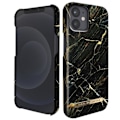 Miniatyrbillede 2 af 5: Cover til iPhone 12 Mini Marbled Luxury Ultra tynd Port Laurent Marble iDeal of Sweden Sort / Guld