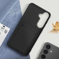 Miniatyrbillede 3 af 6: Etui til Samsung Galaxy S24 Kortholder Blød Anti-Fingerprint Sort