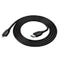 Miniatyrbild 2 av 5: USB 3.0 Micro B-kabel Samsung Galaxy S5 Note 3 Note Pro 12.2 Svart 1,8m