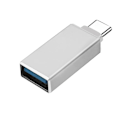 Miniatyrbillede 2 af 6: OTG Adapter USB Hun til USB-C Han Compact Sync Sølv