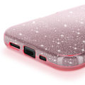 Miniatyrbild 3 av 6: Glittrande skyddsfodral för iPhone 16 Pro, stöttålig, rosa Rosa