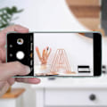 Miniatyrbillede 3 af 5: Bagkamera - Huawei - P30 - Integreret forbindelseskabel - Sort
