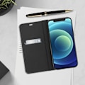 Miniatyrbillede 4 af 4: iPhone 12 / 12 Pro Case Kortholder Video Support Sort Carbon Effect Sort Svart