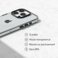 Pikkukuva 5 / 5: Kotelo - RhinoShield - iPhone 15 Pro - 3m suojaus - Kellastumisenkestävyys - Suuri läpinäkyvyys Transparent, svart