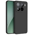 Miniatyrbillede 1 af 5: Cover til Xiaomi 15 Pro Silikone Blød Mat Sort Svart