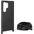 Miniatyrbillede 2 af 5: Taske til Samsung Galaxy S24 Ultra - AVIZAR - Corda - Justerbar ledning - Sort Svart