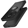 Miniatyrbillede 2 af 5: Taske til Xiaomi Redmi 13 - AVIZAR - Metal Ring Video Support - Sort Svart