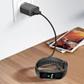 Miniatyrbild 3 av 5: USB-laddningskabel till Xiaomi Mi Band 7 / Mi Band 6 / Mi Band 5 50cm Akyga Svart Svart