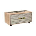 Pikkukuva 1 / 3: Langaton Bluetooth 5.0 8W Bronx -kaiutin älypuhelintelineellä, retrodesign, valkoinen/harmaa Vit grå