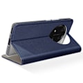 Miniatyrbillede 3 af 5: Etui til Honor Magic 7 Lite Klap Wallet Magnetisk Støtte Mørkeblå Blå