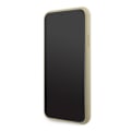 Miniatyrbild 4 av 6: Baksidan för iPhone 11 Pro Max Dekorerad med Små Stenar Guess Guld Gul
