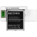 Miniatyrbillede 1 af 4: Universal Oplader - Hvid - LED-indikator - Genoplader 2 batterier - USB-indgang Vit