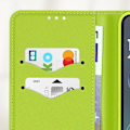 Miniatyrbillede 3 af 5: Étui til Motorola Moto G35 Læder Portefølje Saffiano Fancy Mørkeblå Blå