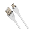 Miniatyrbillede 2 af 6: USB til Micro-USB-kabel - LinQ - Hurtigopladning 3A - Længde 1.2m - Hvid - Datasykronisering Vit