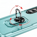 Miniatyrbild 4 av 5: Stöttålig plånboksfodral för Samsung Galaxy A56 med ringstöd i turkos Blå