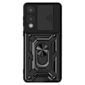 Miniatyrbillede 1 af 5: Coque til Samsung S25 Edge Ring Support med Kamera Beskyttelse Mayaxess Sort Svart