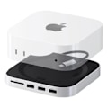 Pikkukuva 1 / 6: Mac Mini 2024:n kotiasema USB C -hubilla ja SSD-tallennuksella Satechi
