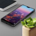Miniatyrbillede 4 af 4: Coque - Huawei - P20 - Hård - Blød berøring - Magnetisk fastgøringssystem svart