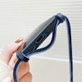 Miniatyrbillede 3 af 5: Coque Cordon Semi Rigide Soft touch til iPhone 16 Mørkeblå Blå