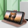 Miniatyrbild 3 av 5: Oppo Reno 7 Fodral - AVIZAR - Plånboksfodral - Videostödfunktion - Rose Gold rosa guld