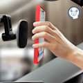 Miniatyrbillede 3 af 5: Etui til Xiaomi 13 Lite - AVIZAR - Bi-materiale Metal Ring Video Support - Rød Röd