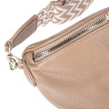 Pikkukuva 4 / 4: Geometric Pattern Crossbody Belt Bag - Gallantry - Taupe Mol