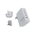 Miniatyrbillede 2 af 6: Xtorm 140W GaN-Ultra USB-C-oplader med GaN-teknologi, 2 USB-C PD-porte, inkluderer 20W USB-C PD-kabel og adaptere