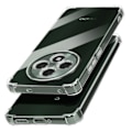 Miniatyrbild 2 av 5: "Chassi för Oppo Reno 12F Stötabsorberande Flexibel Förstärkta Hörn Transparent" Transparent