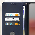 Miniatyrbillede 4 af 5: Etui til Nothing Phone 3a Pro Klap Støtte Pung Blå Nat Blå