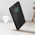 Miniatyrbillede 3 af 5: Etui til Honor Magic 5 Lite og X9a - AVIZAR - Blødt - Sort - Beskyttelse mod stød og ridser Svart