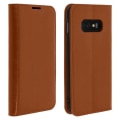Miniatyrbillede 1 af 4: Etui - Samsung - Galaxy S10e - Ægte læder - Video støtte - Folio etui i camel Kamel