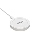 Miniatyrbillede 1 af 5: Trådløs Qi-oplader 10W Hurtig Opladning Kompakt Design Akashi Hvid