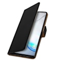 Miniatyrbild 2 av 4: Hölster - AVIZAR - Galaxy Note 10 Plus - Äkta läder - Stötsäker - Videostöd Svart