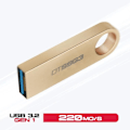 Miniatyrbillede 3 af 6: USB nøgle - KINGSTON - DataTraveler - 128 GB - USB 3.2 - Hastighed op til 220 MB/s