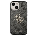 Miniatyrbillede 1 af 5: Coque til iPhone 13 Mini Præcise Udsparinger og Opadvendte Kanter Guess Sort Svart