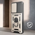 Miniatyrbillede 3 af 6: AVIZAR hårdt etui til Samsung Galaxy A35 5G - Gul - Skydekameracover og guldstøttering Gul