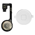 Miniatyrbillede 1 af 3: Hjemmeknap - Apple - iPhone 4S - Hvid - Forbindelseskabel - Udskiftning af beskadiget knap Vit