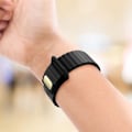 Miniatyrbild 3 av 5: Rem för Apple Watch 41 mm / 40 mm / 38 mm flexibel och mjuk silikon svart Svart