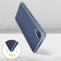 Miniatyrbild 3 av 5: Samsung Galaxy A03 Core Flexibelt tunt och lätt fodral - Genomskinlig - AVIZAR - Mjuk - Vit Transparent